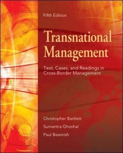 Cover of Transnational Management