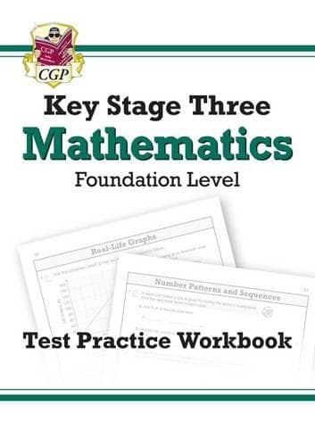 Cover of KS3 Maths Test Practice Workbook - Foundation