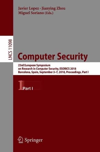 Cover of Computer Security