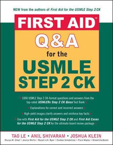 Cover of First Aid Q&A for the USMLE Step 2 CK