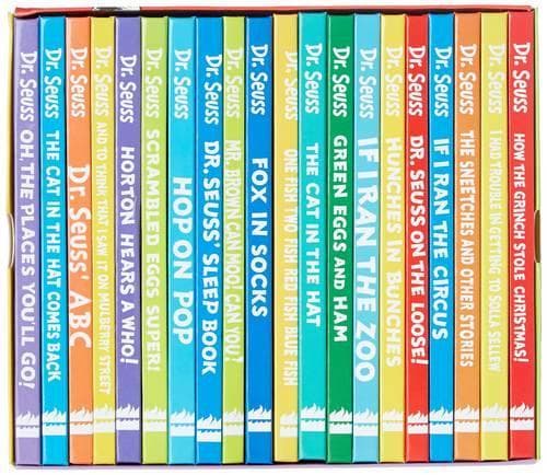 Cover of Wonderful World of Dr. Seuss 20 Reading Books Collection Gift Box Set,