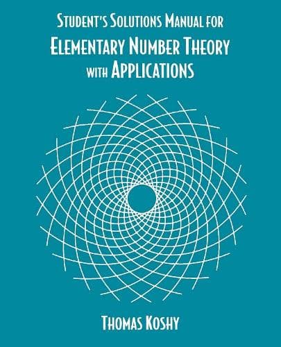 Cover of Elementary Number Theory with Applications, Student Solutions Manual