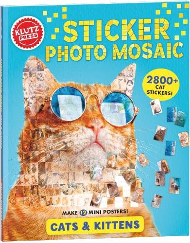 Cover of Sticker Photo Mosaics: Cats & Kittens (Klutz)
