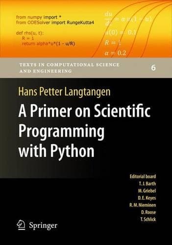 Cover of A Primer on Scientific Programming with Python