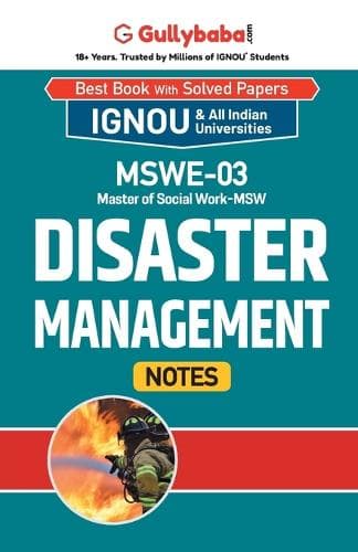 Cover of MSWE-03 Disaster Management