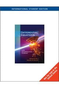 Cover of Differential Equations with Boundary Value Problems