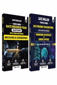 Cover of PW GATEWALLAH Mechanical Engineering and Engineering Maths & General Aptitude PYQ Combo (Paperback, PW)