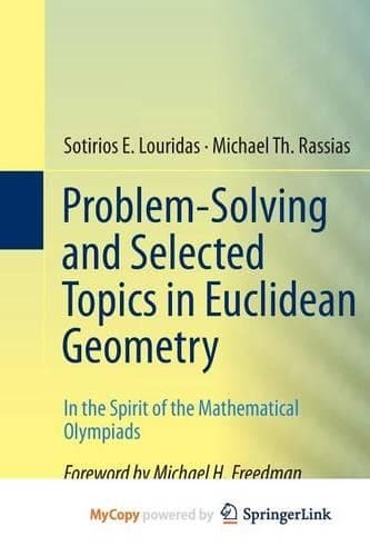 Cover of Problem-Solving and Selected Topics in Euclidean Geometry