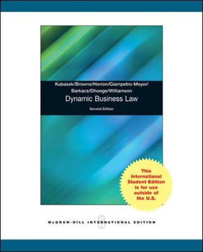 Cover of ISE DYNAMIC BUSINESS LAW