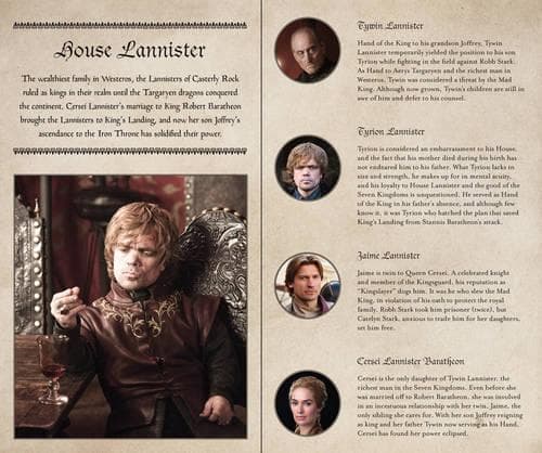 Cover of Game of Thrones: House Lannister Hardcover Ruled Journal