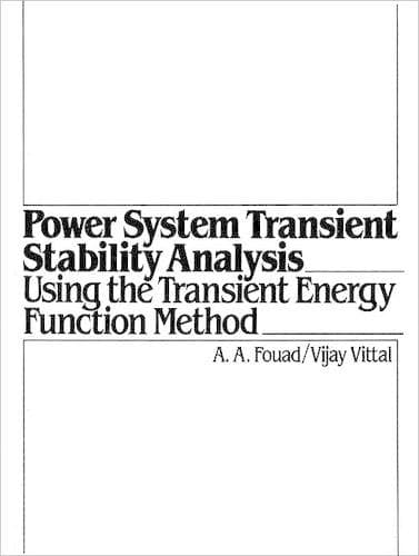 Cover of Power System Transient Stability Analysis Using the Transient Energy/Function Method
