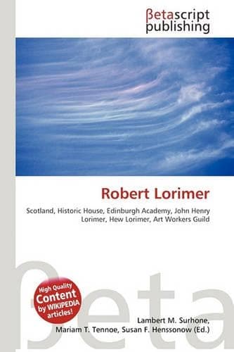 Cover of Robert Lorimer