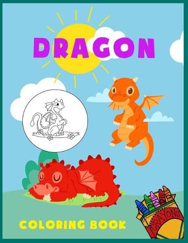 Cover of Dragon Coloring Book
