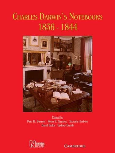 Cover of Charles Darwin's Notebooks, 1836–1844