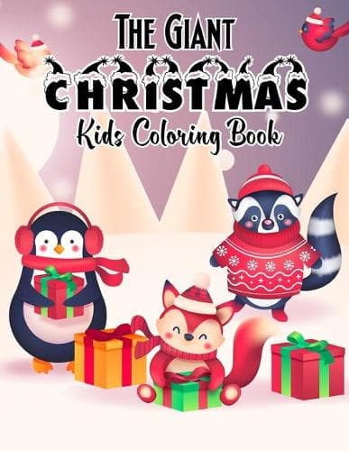 Cover of The Giant Christmas Kids Coloring Book