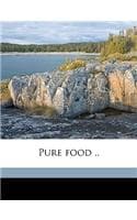 Cover of Pure Food ..: (English)