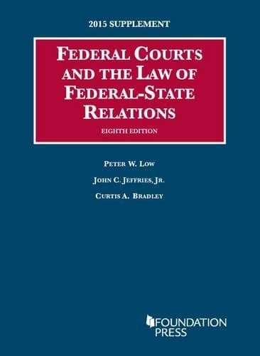 Cover of Federal Courts and the Law of Federal-State Relations