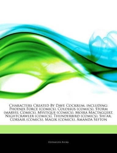 Cover of Articles on Characters Created by Dave Cockrum, Including