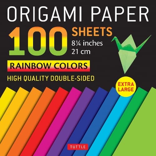 Cover of Origami Paper 100 sheets Rainbow Colors 8 1/4" (21 cm)