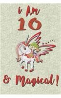 Cover of I am 10 & Magical! Journal