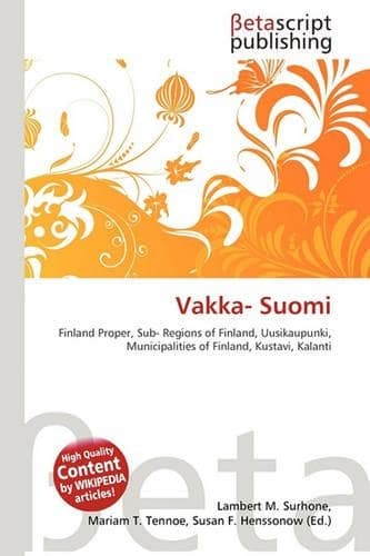 Cover of Vakka-Suomi