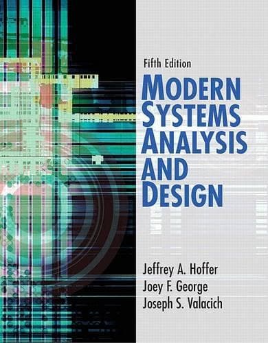 Cover of Modern Systems Analysis and Design