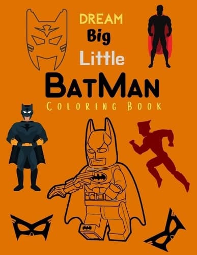 Cover of DREAM Big Little BATMAN COLORING BOOK