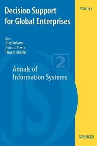 Cover of Decision Support for Global Enterprises