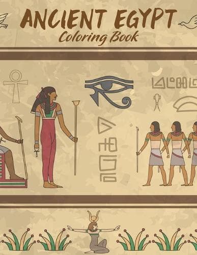 Cover of Ancient Egypt Coloring Book