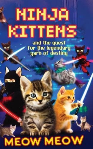 Cover of Ninja Kittens and the Quest for the Legendary Yarn of Destiny