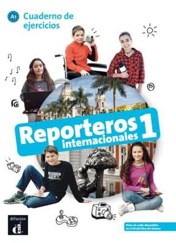 Cover of Reporteros internacionales 1 - Cuaderno de ejercicios + audio download. A1
