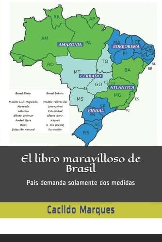 Cover of El libro maravilloso de Brasil: País demanda solamente dos medidas