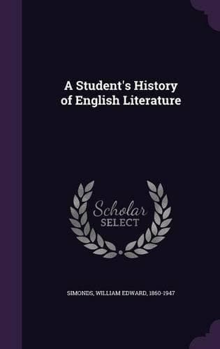 Cover of A Student's History of English Literature