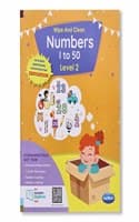 Cover of Navneet Wipe And Clean Book - Numbers ( 1 to 50) Level 2:Write And Practice Capital Letters (Reusable Wipe and Clean Books)