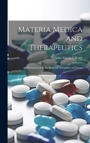 Cover of Materia Medica and Therapeutics