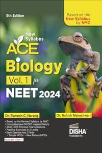 Cover of ACE Biology Vol. 1 for NEET, AIIMS & JIPMER (Class 11) 4th Edition