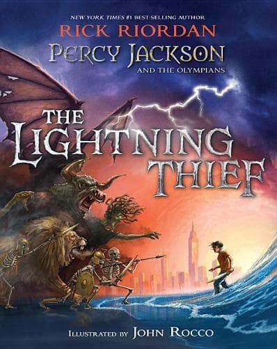 Cover of Percy Jackson and the Olympians the Lightning Thief
