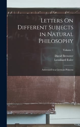 Cover of Letters On Different Subjects in Natural Philosophy