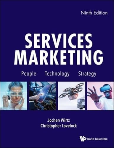 Cover of Services Marketing: People, Technology, Strategy (Ninth Edition)