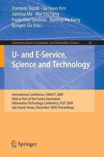 Cover of U- and E-Service, Science and Technology