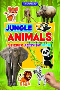 Cover of Sticker Activity Book - Jungle Animals