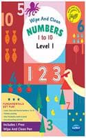 Cover of Navneet Wipe and Clean - Numbers (1 to 10) Level 1