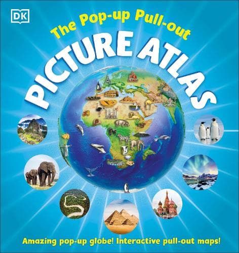 Cover of The Pop-up, Pull-out, Picture Atlas