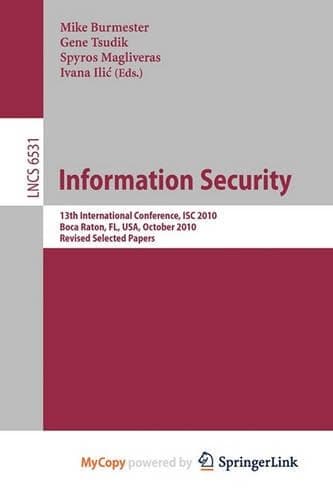 Cover of Information Security