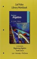 Cover of Video Library Workbook for Beginning Algebra