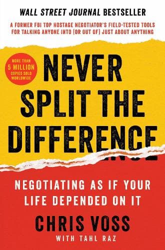 Cover of Never Split the Difference: Negotiating as If Your Life Depended on It(English)
