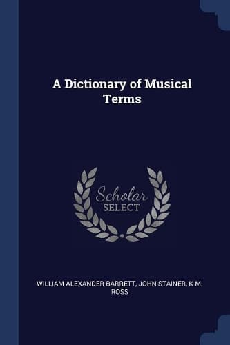 Cover of A Dictionary of Musical Terms