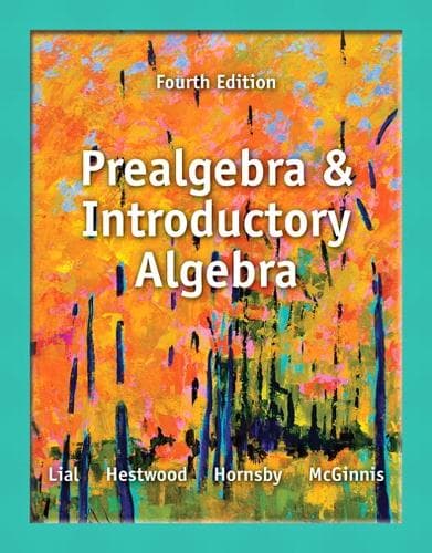 Cover of Prealgebra and Introductory Algebra