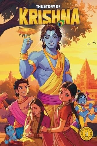 Cover of The Story of Krishna: Classic Indian Comics