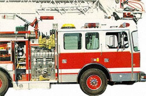 Cover of Vehicle Shaped Boardbook:  FIRE ENGINE